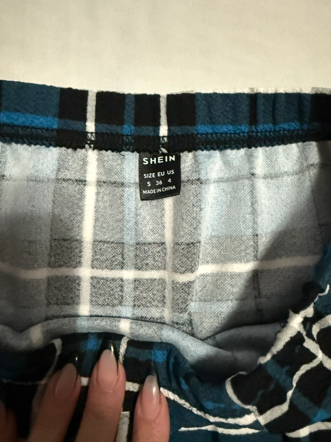 SHEIN Plaid Mini Skirt Size S - photo 2