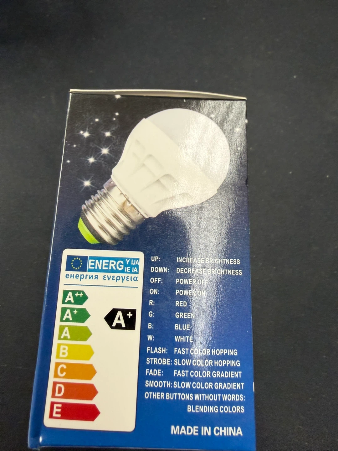 LED RGB SD Light Bulb with Remote Control - photo 5