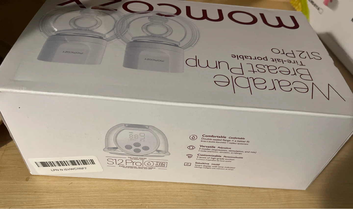 Momcozy S12 Pro double flange Wearable Breast Pump - photo 2