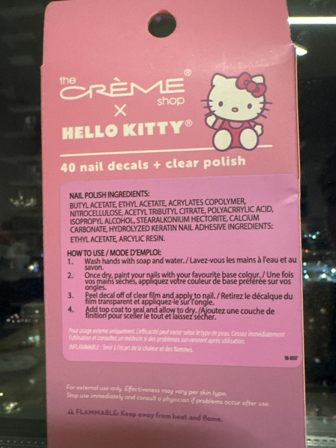 Hello Kitty Nail Decals + Clear Polish - photo 2