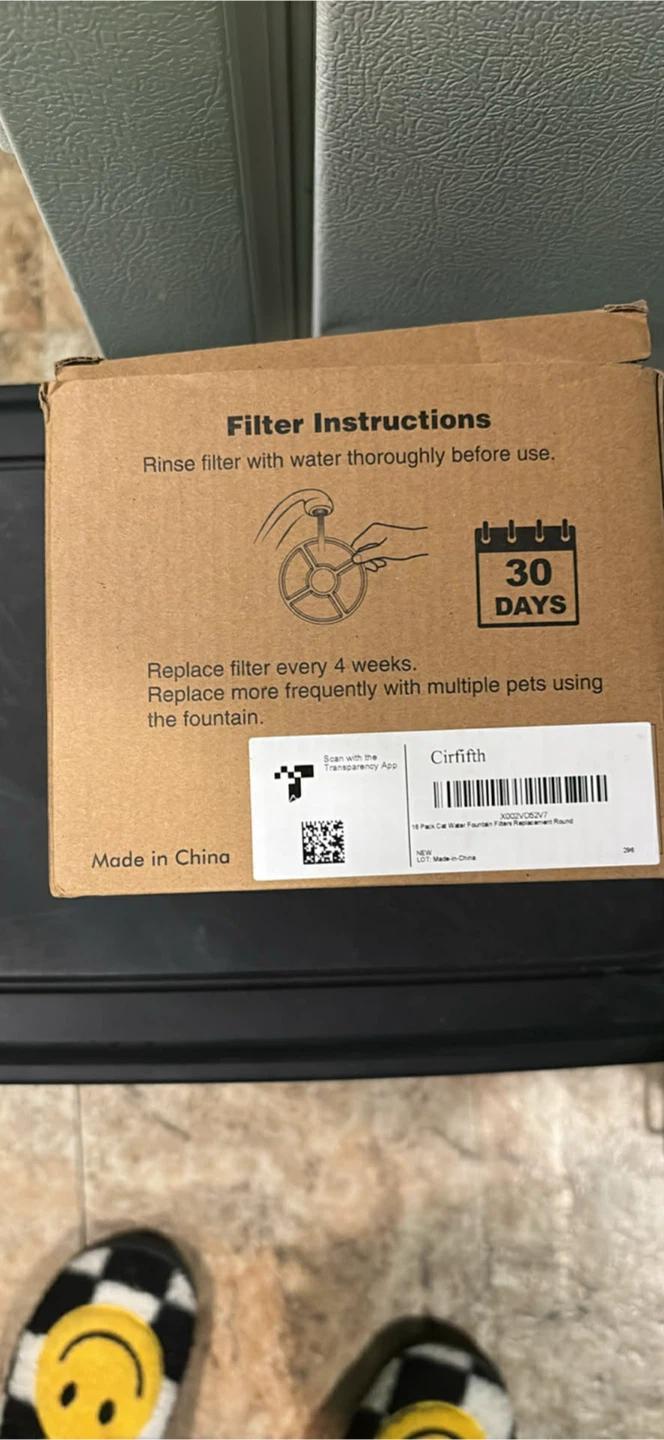 Cirfith Cat Water Fountain Filters - 16 Pack, 3-Stage Filtration - photo 3