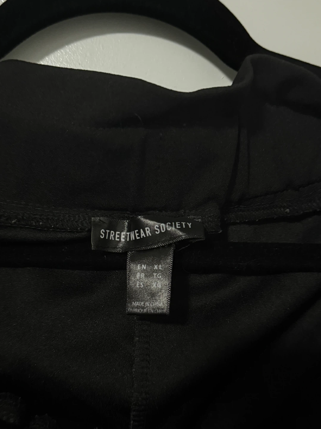 Streetwear Society Black Paperbag Waist Pants - XL - photo 2