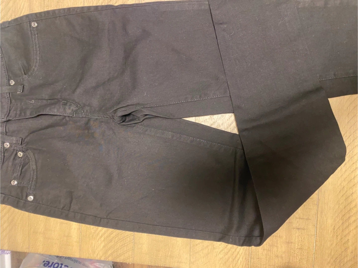 Levi's 721 High Rise Skinny Jeans Black Size 26x30 - photo 2
