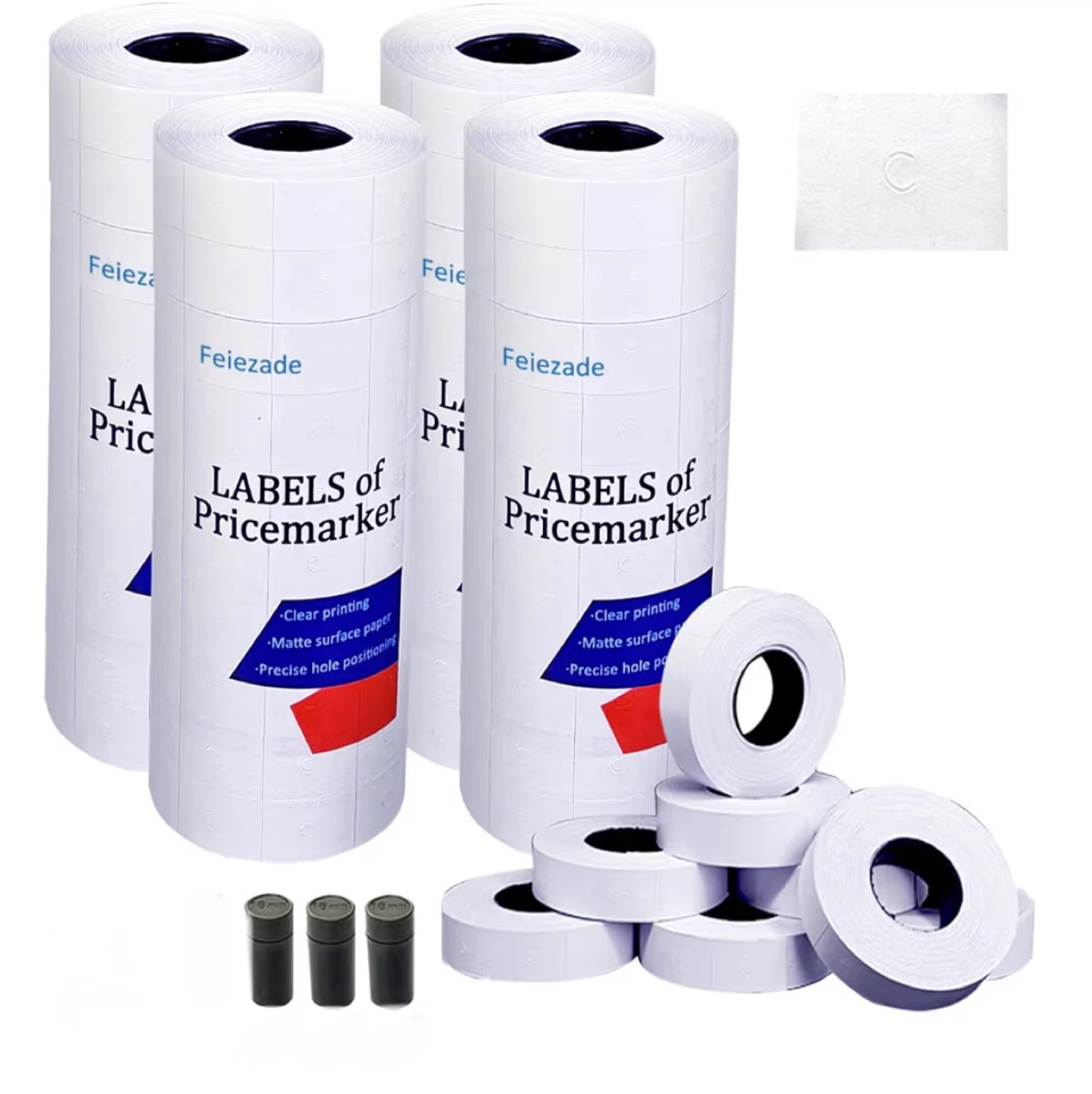 16,000 Pcs 2 Line Refill Price Marking Labels Stickers - photo 2