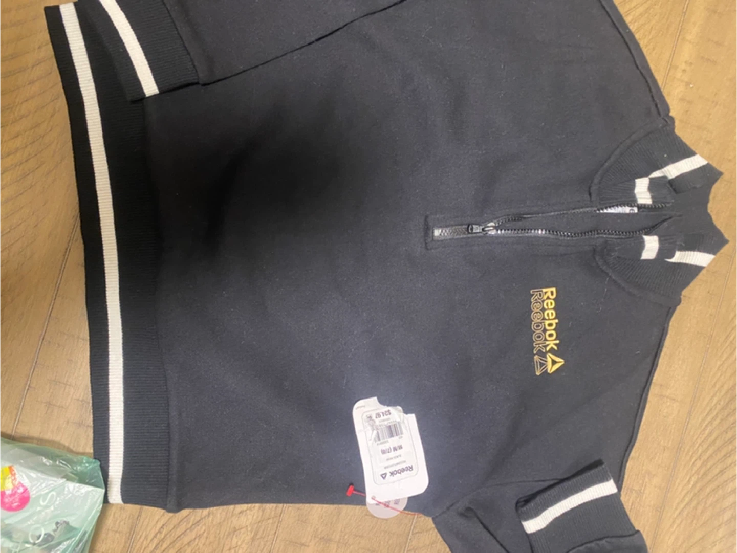Reebok Black Zip-Up Sweatshirt - photo 2