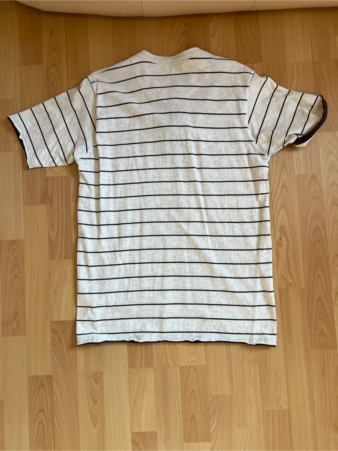 Modern Culture Striped Henley Shirt Size L - photo 3