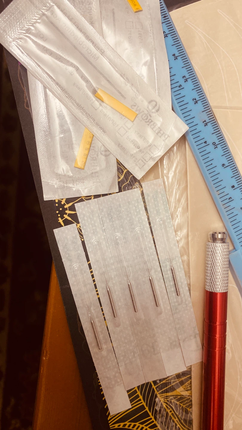 Microblading Tool Kit with Needles and Ruler - photo 2