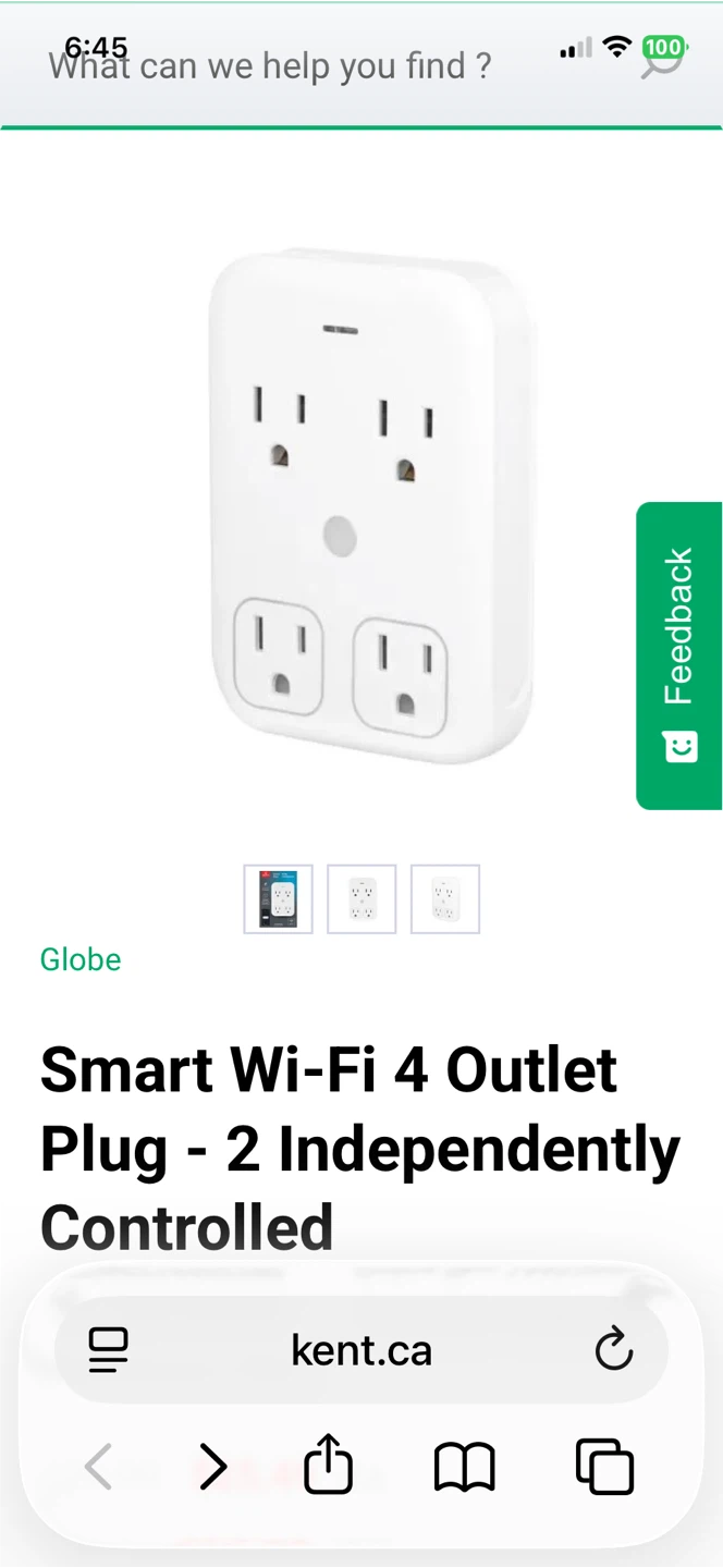 Globe Electric Smart Wi-Fi 4 Outlet Plug - photo 5