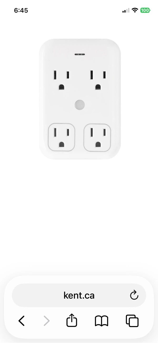 Globe Electric Smart Wi-Fi 4 Outlet Plug - photo 2