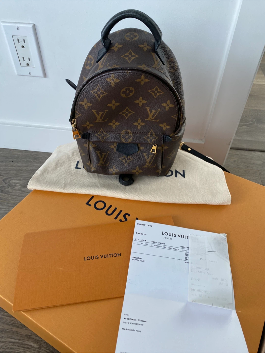 Louis Vuitton Palm Springs Mini Backpack Monogram