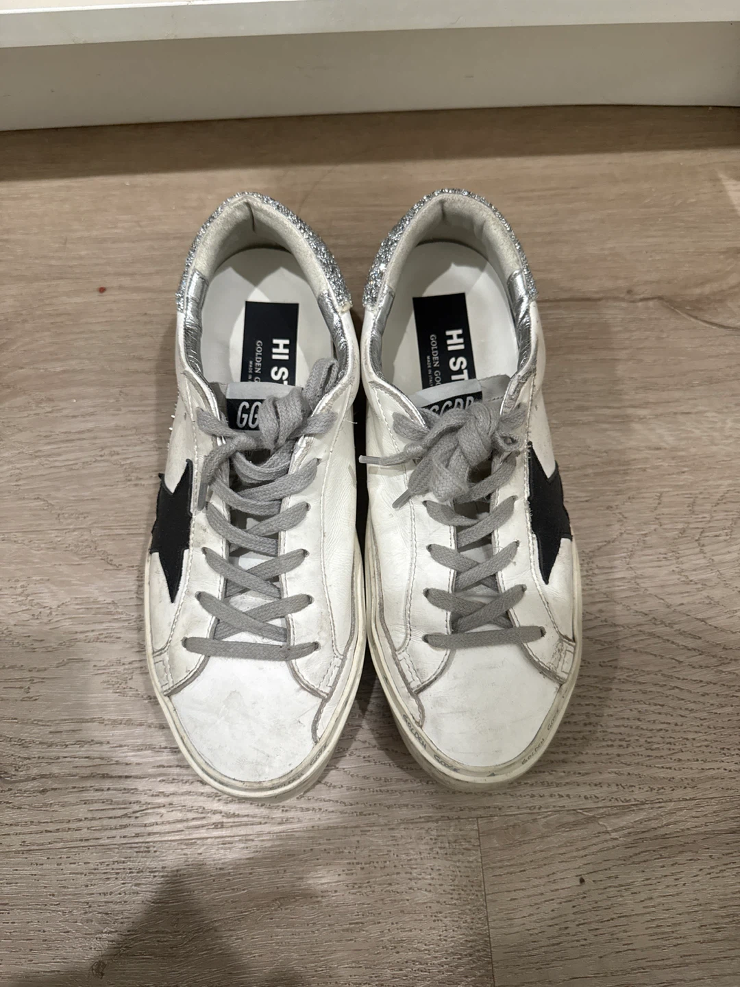 Golden Goose Hi Star Sneakers SZ8 Woman