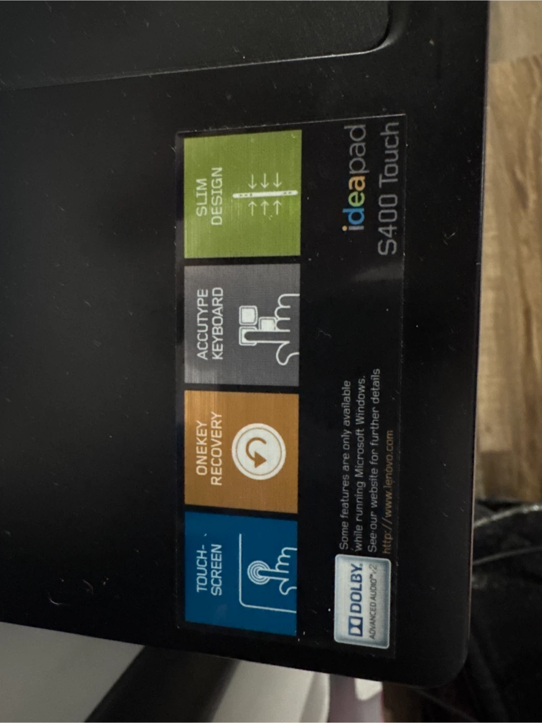 Lenovo IdeaPad S400 Touch Laptop - photo 2