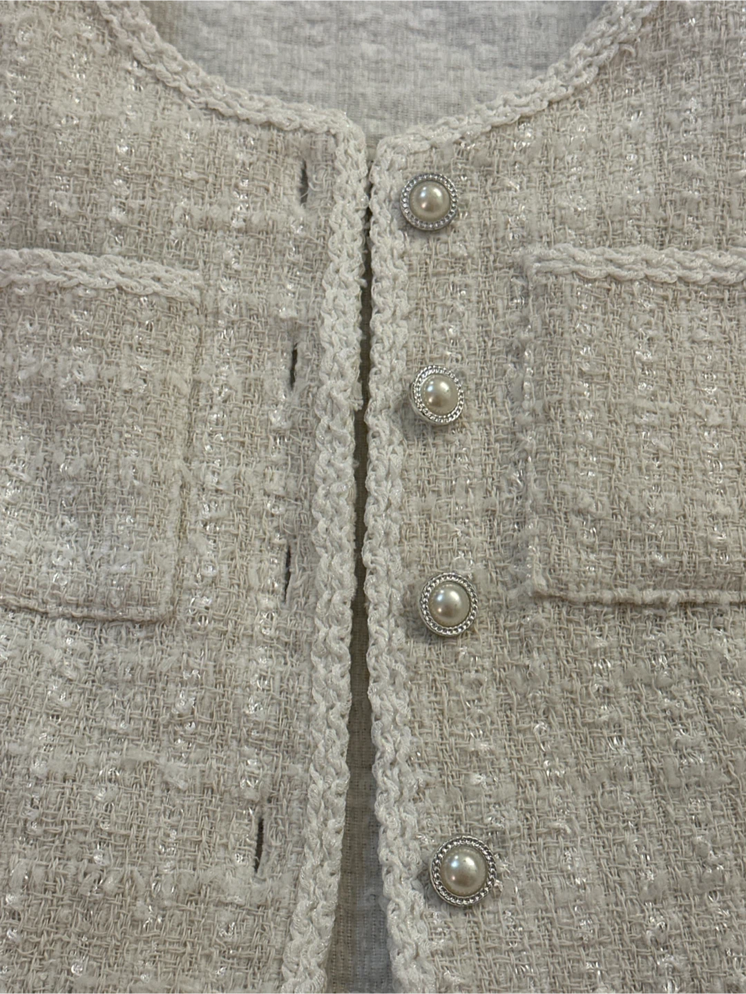 👑Tweed Cropped Jacket - photo 2