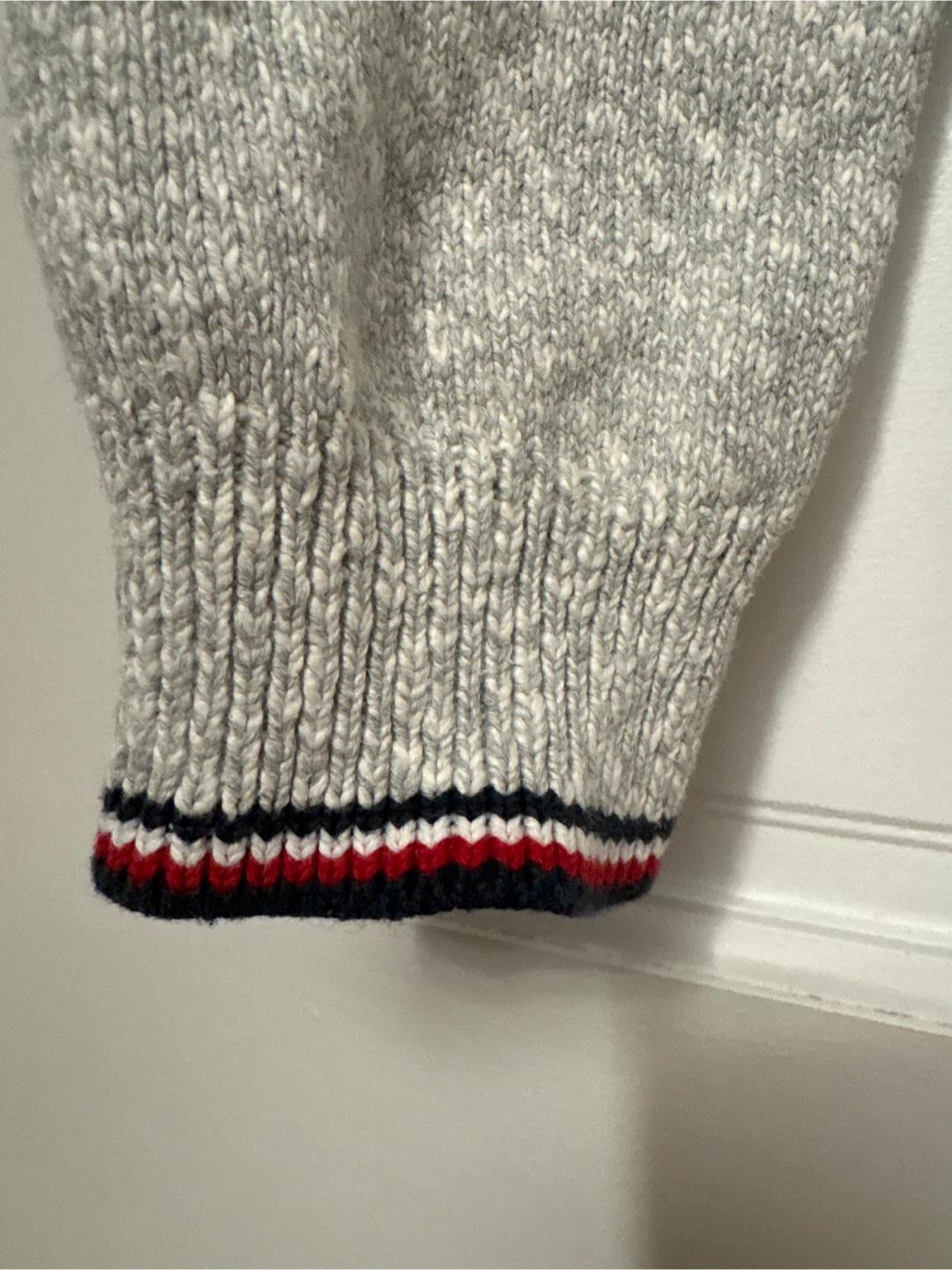 Tommy Hilfiger Men's Crewneck Sweater - Light Gray - Size L/G - photo 4
