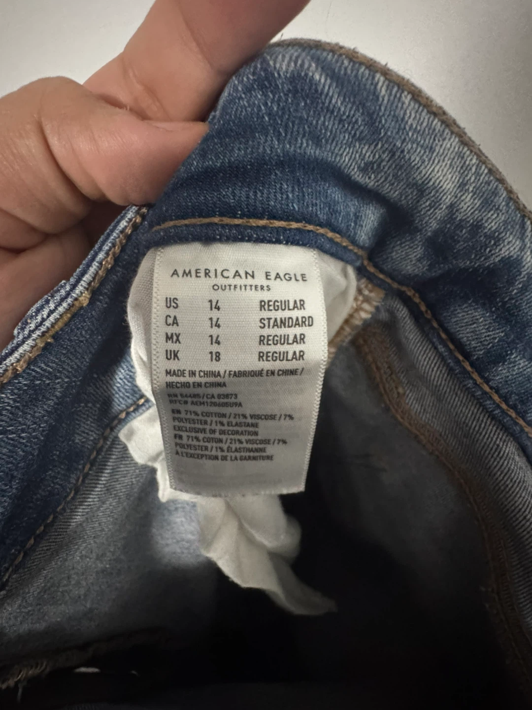 American Eagle Outfitters High Rise Jeggings Size 14 - photo 3