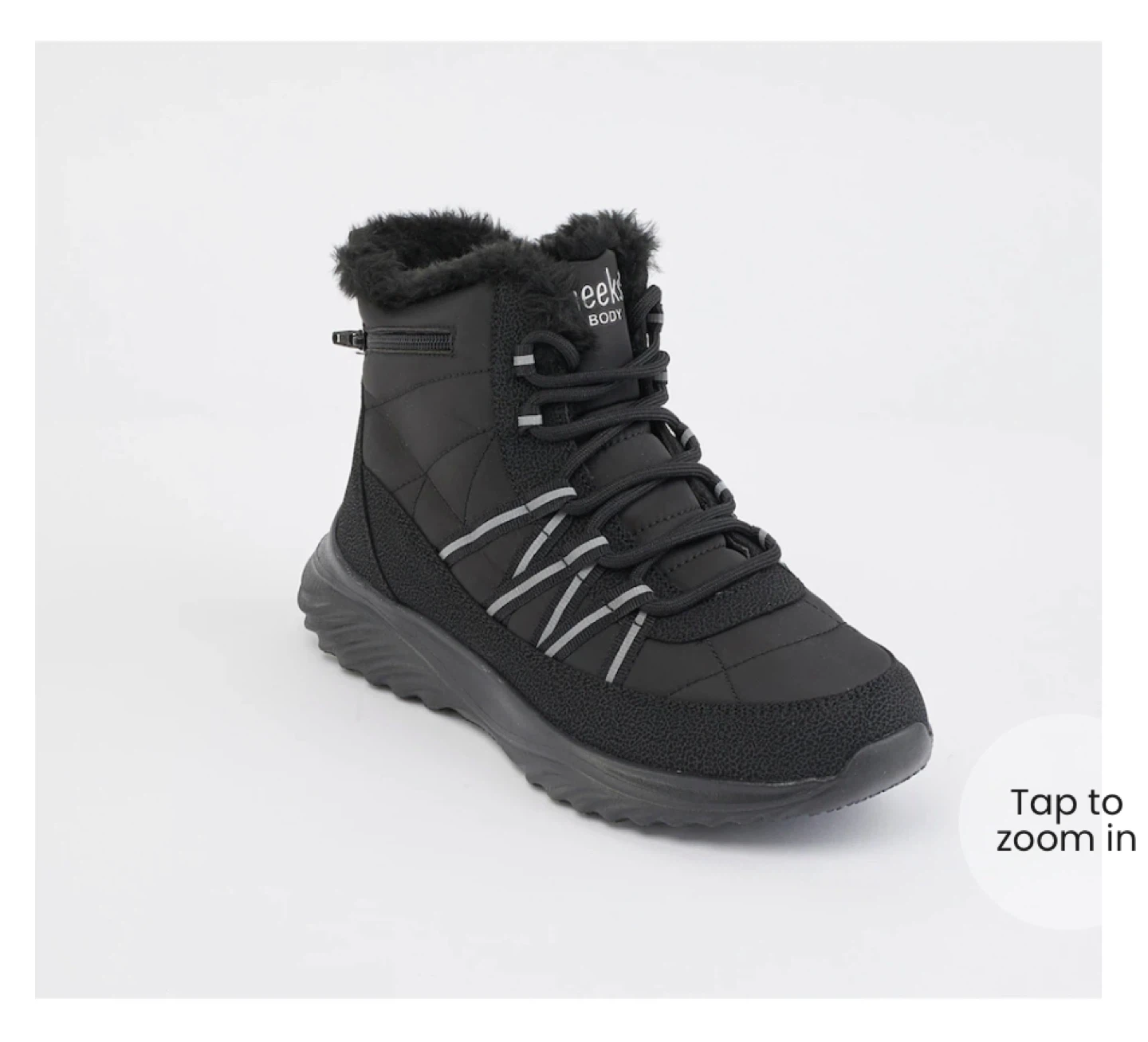 NIB Cheeks Black Boots Women's Size 9 - photo 4