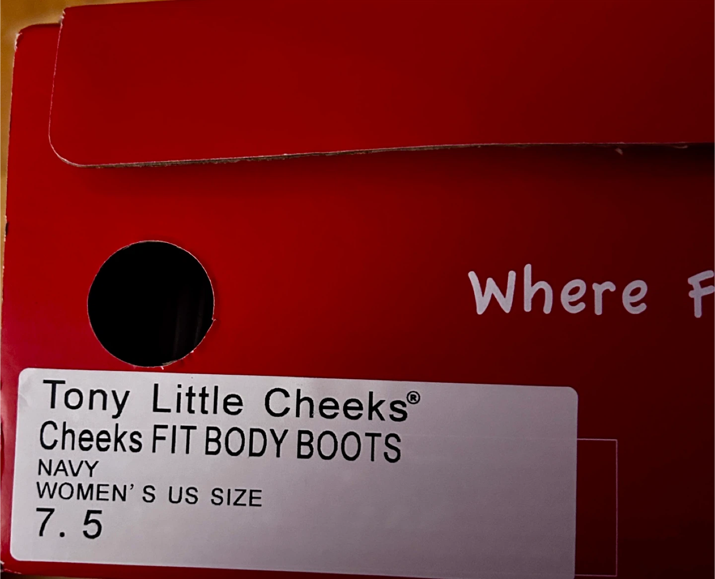 NIB Cheeks Grey/Navy Boots Women's 7.5 - photo 4
