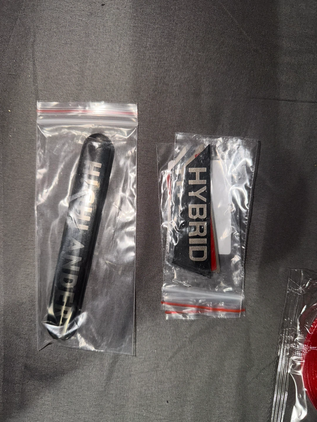 Toyota Highlander Chrome Door Handle Covers w/ HYBRID Emblem - photo 5