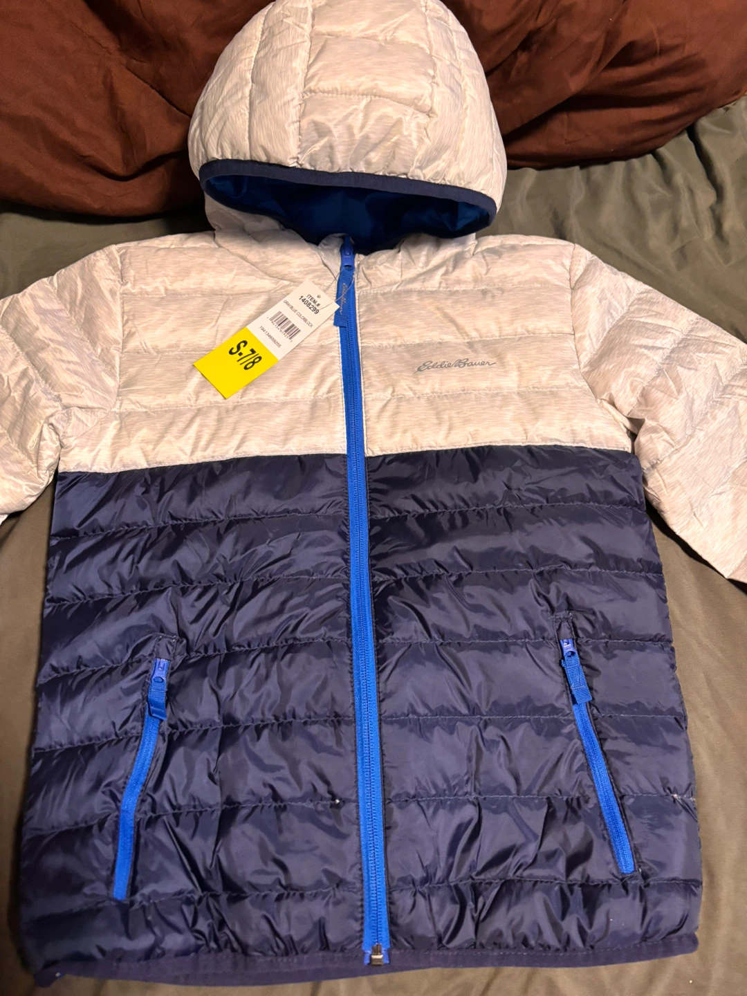 Eddie Bauer Youth light reversible Jacket Size S - photo 4