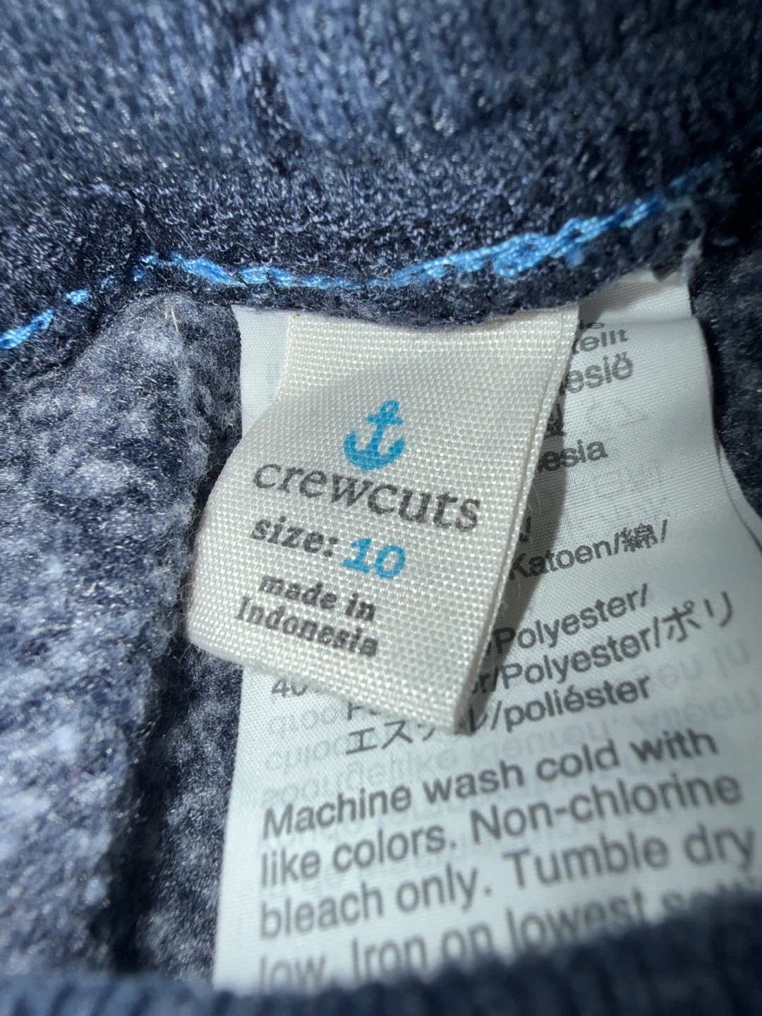 Crewcuts Kids Sweatpants Size 10 Navy Blue - photo 5