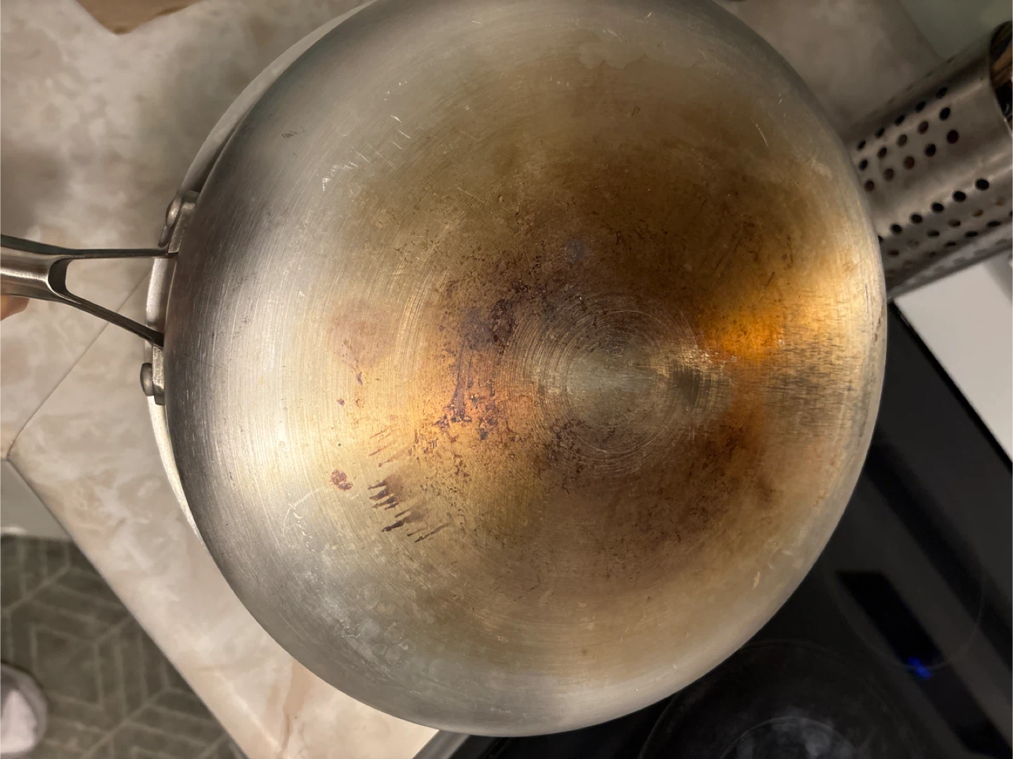 Stainless Steel Frying Pan with honeycomb nonstick - photo 2