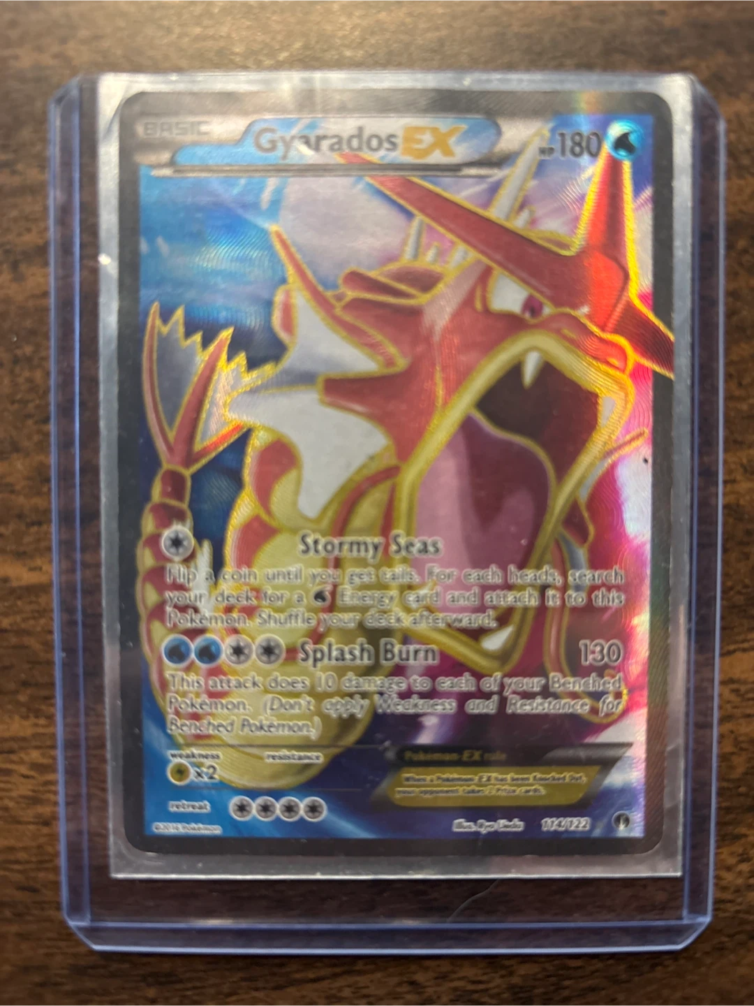 Gyarados EX Pokémon Trading Card 114/122