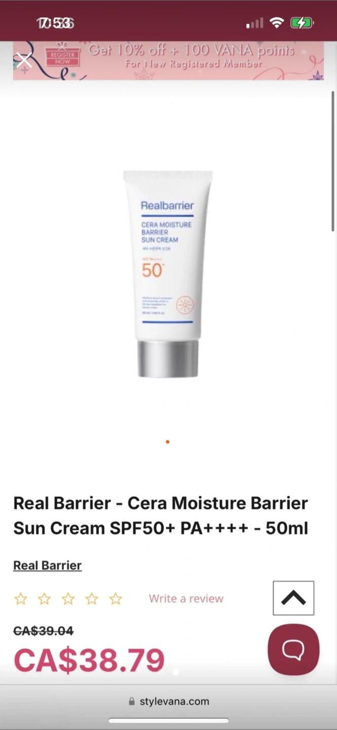 Real Barrier - Cera Moisture Barrier Sun Cream SPF50 - photo 2