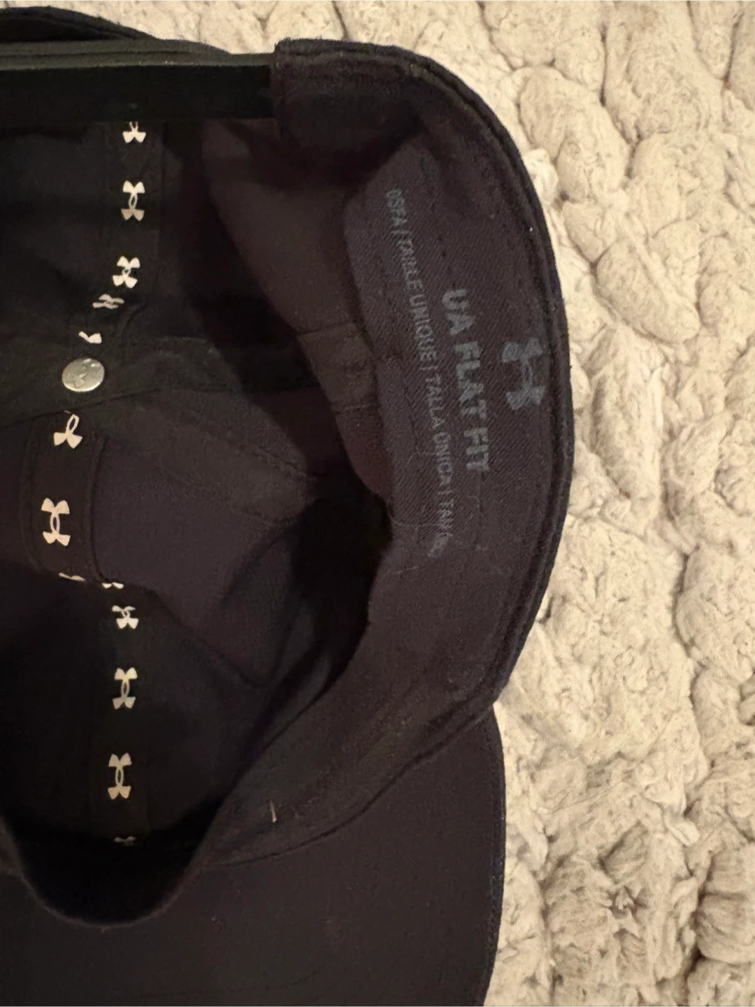 Under Armour Black UA Flat Fit Baseball Cap - photo 2