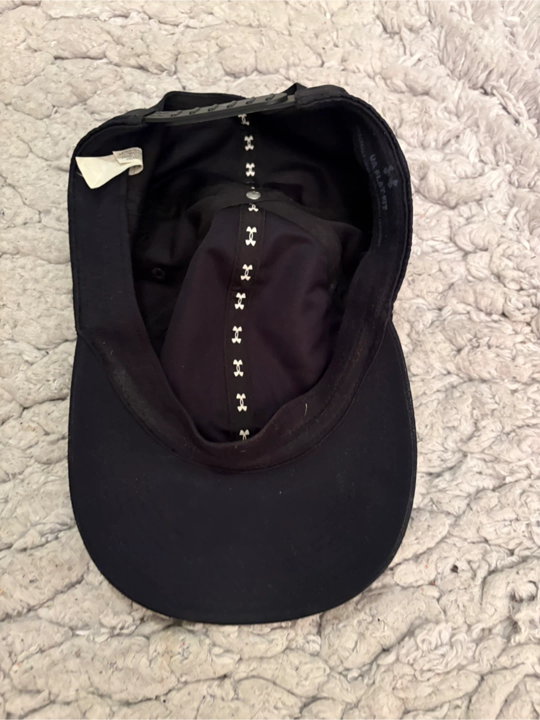 Under Armour Black UA Flat Fit Baseball Cap - photo 3