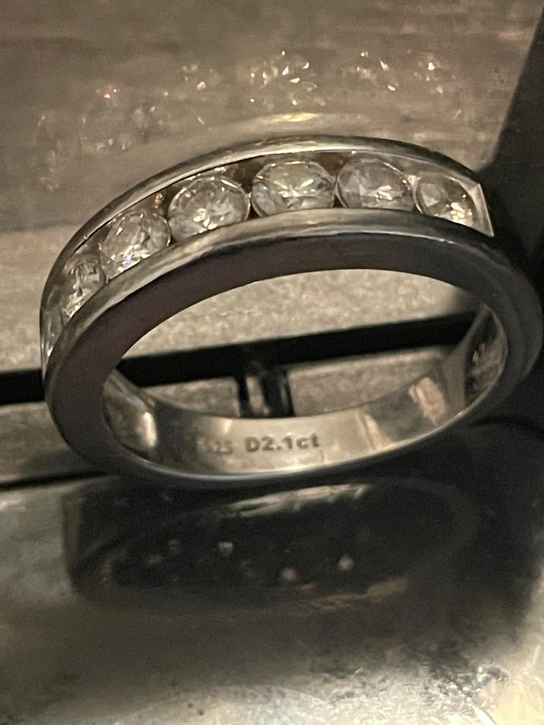 Sterling Silver Moissanite Ring - photo 4