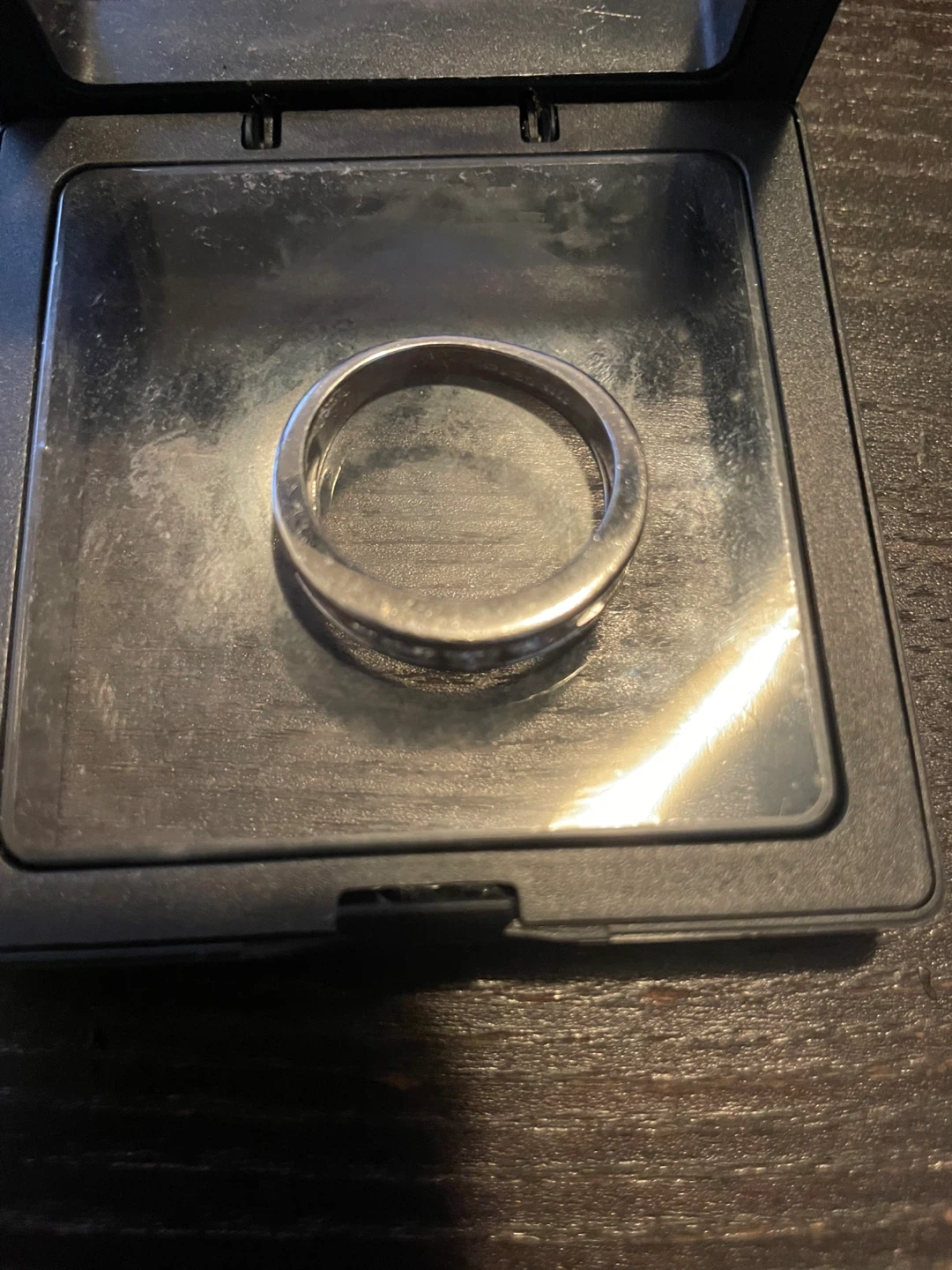 Sterling Silver Moissanite Ring