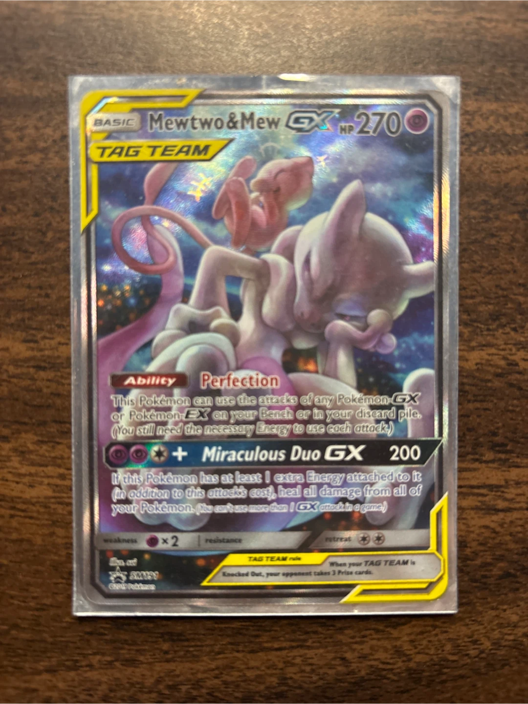 Mewtwo & Mew GX Tag Team Pokémon Card