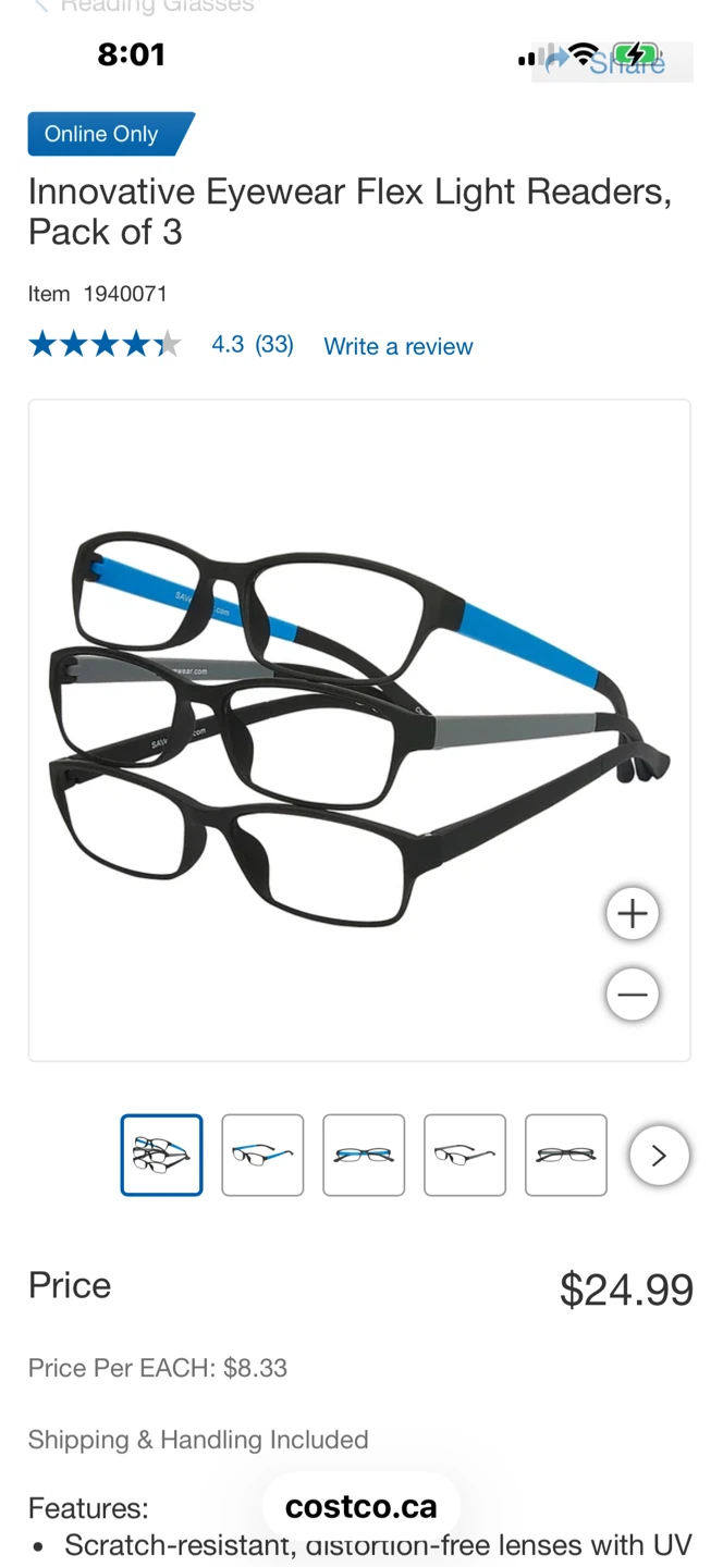 NEW 3 Pk 1.25 Readers - photo 3