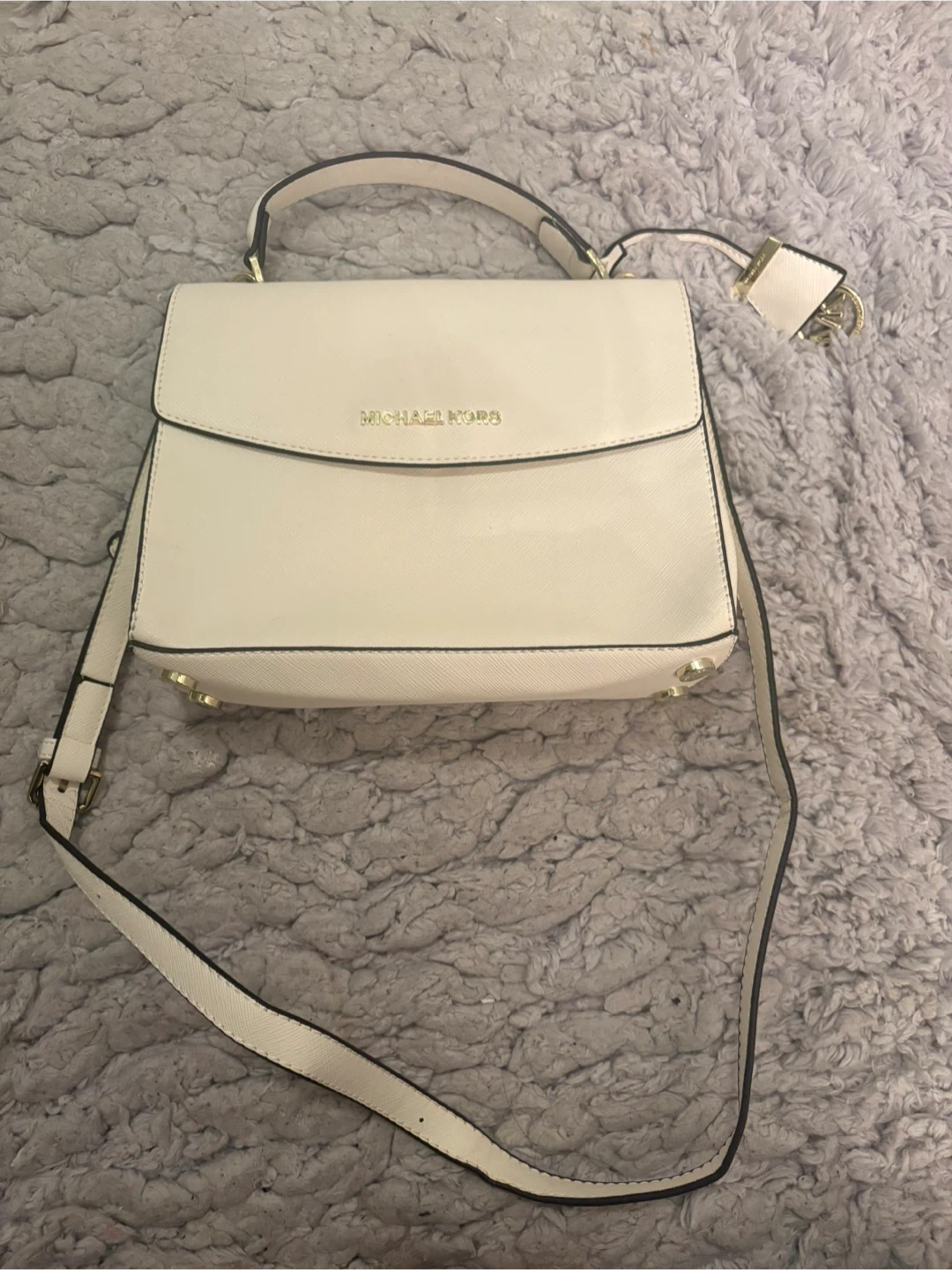 Michael Kors Cream Leather Handbag - photo 2