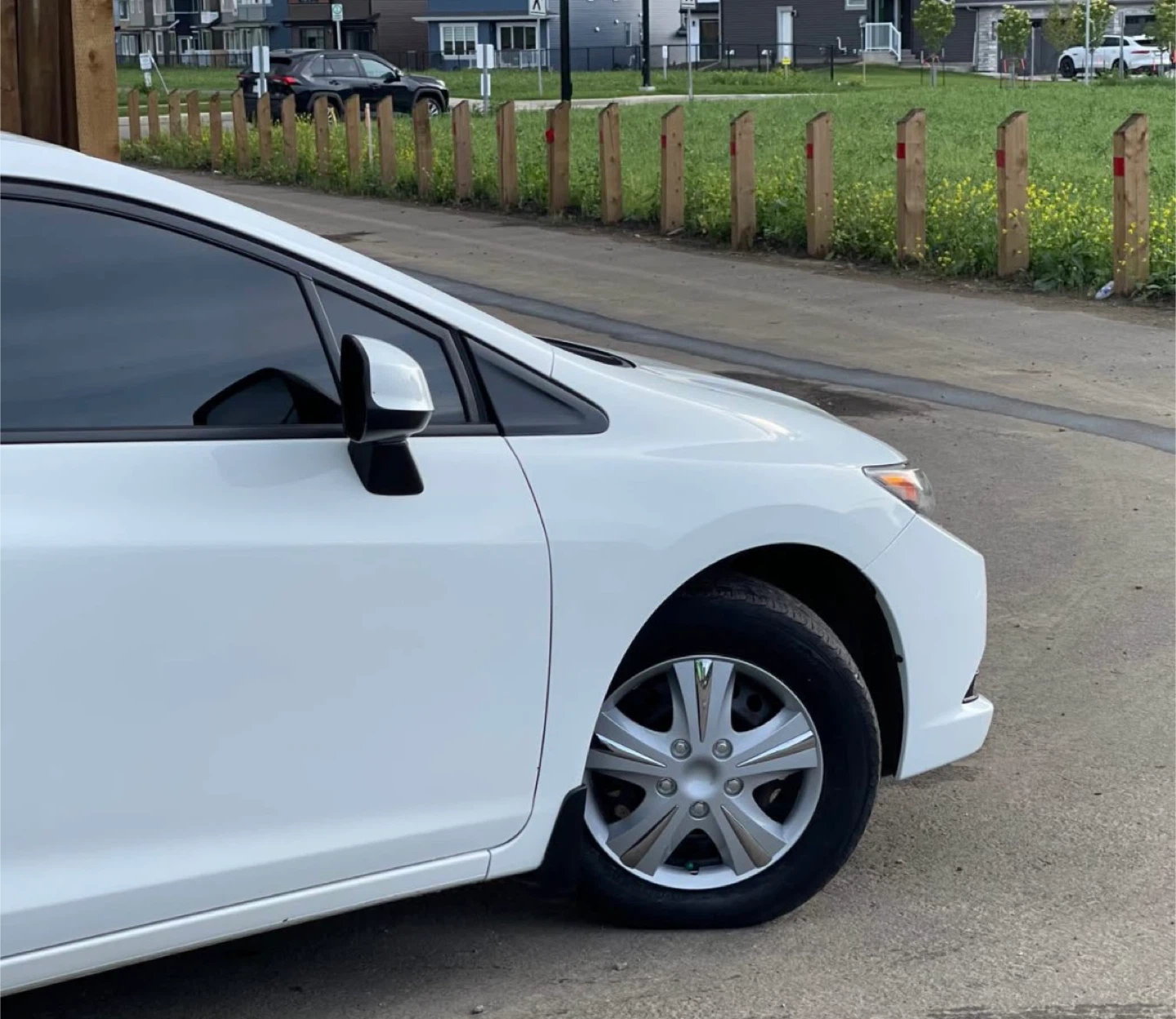 White Honda Civic Coupe - photo 5
