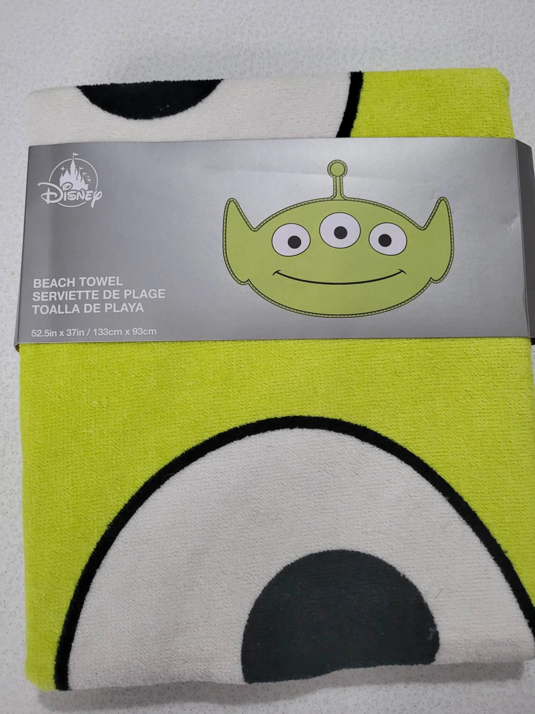 Disney Toy Story Alien Beach Towel 52.5in x 37in