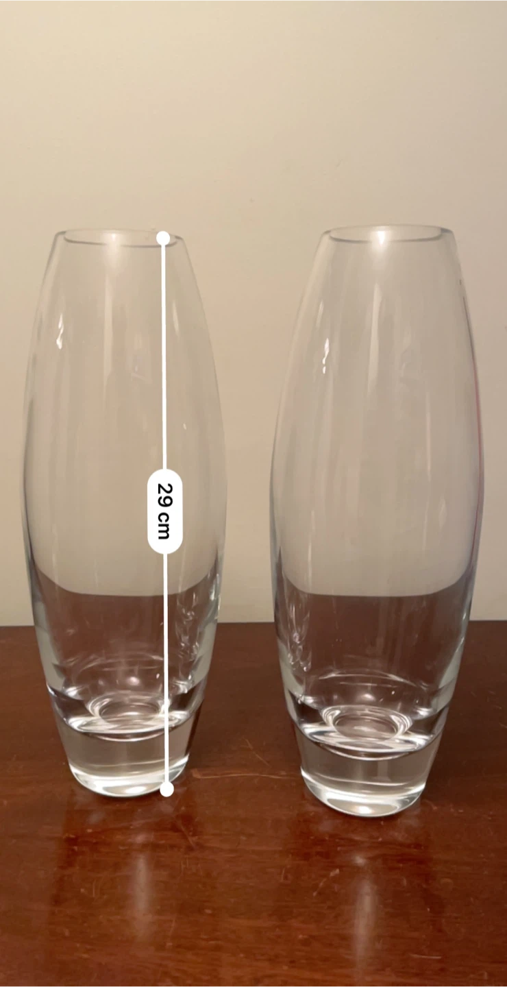 Clear Glass Vase Set - photo 3