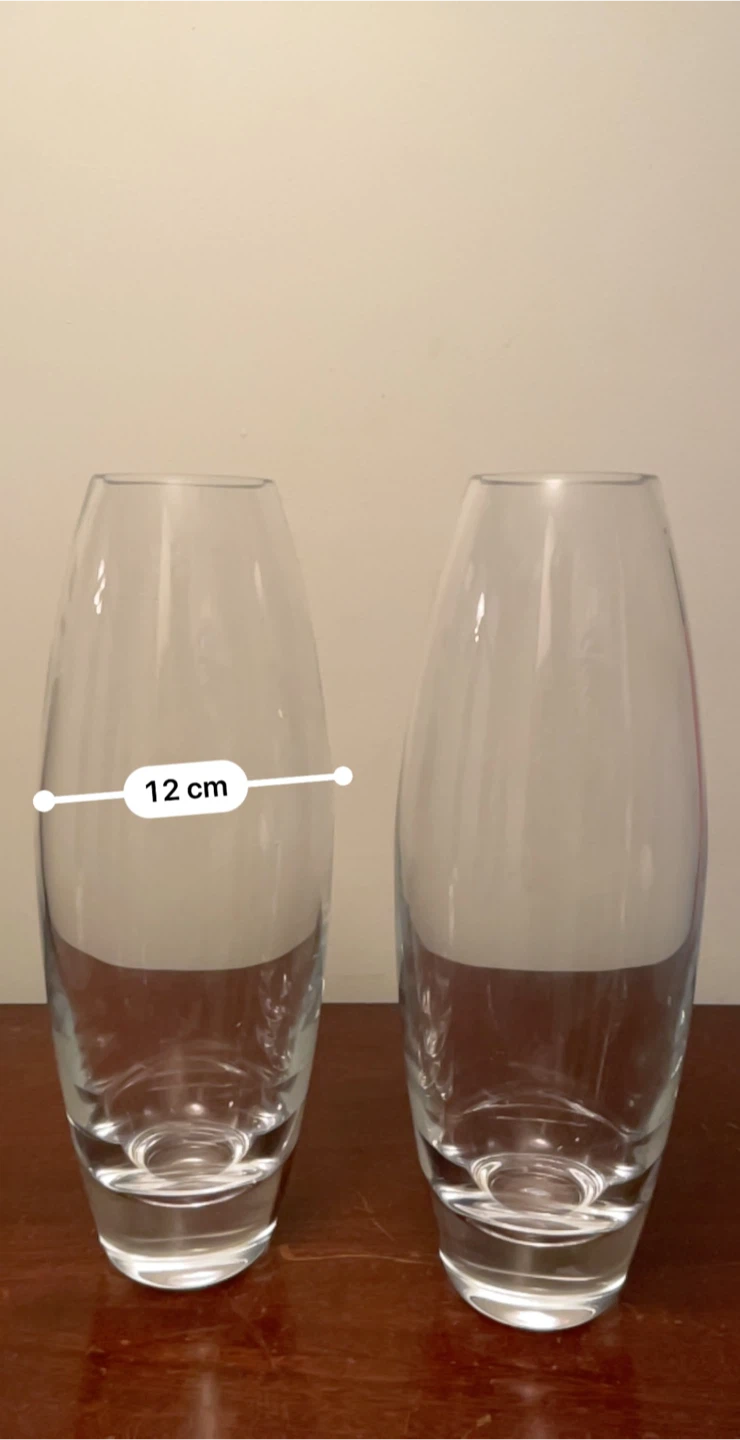 Clear Glass Vase Set - photo 2