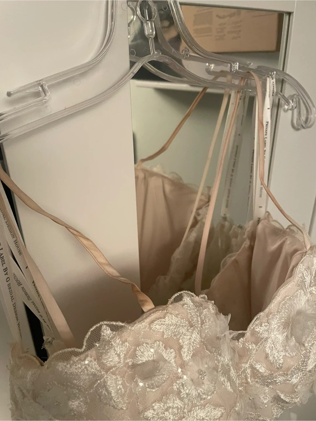 Lacey Tulle Overlay Wedding Dress - photo 5