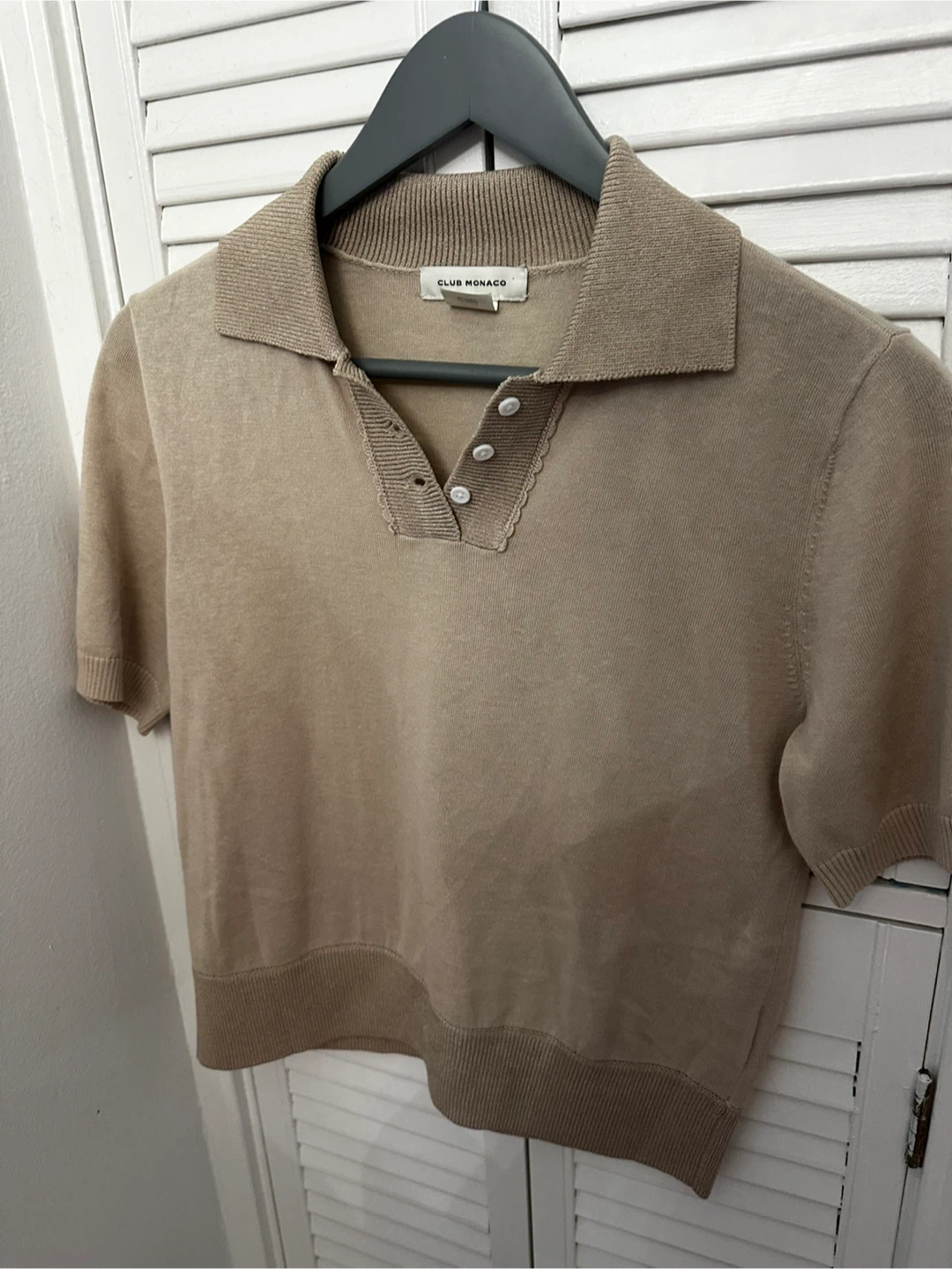 Club Monaco Women's Short Sleeve Polo Shirt M/M - photo 2