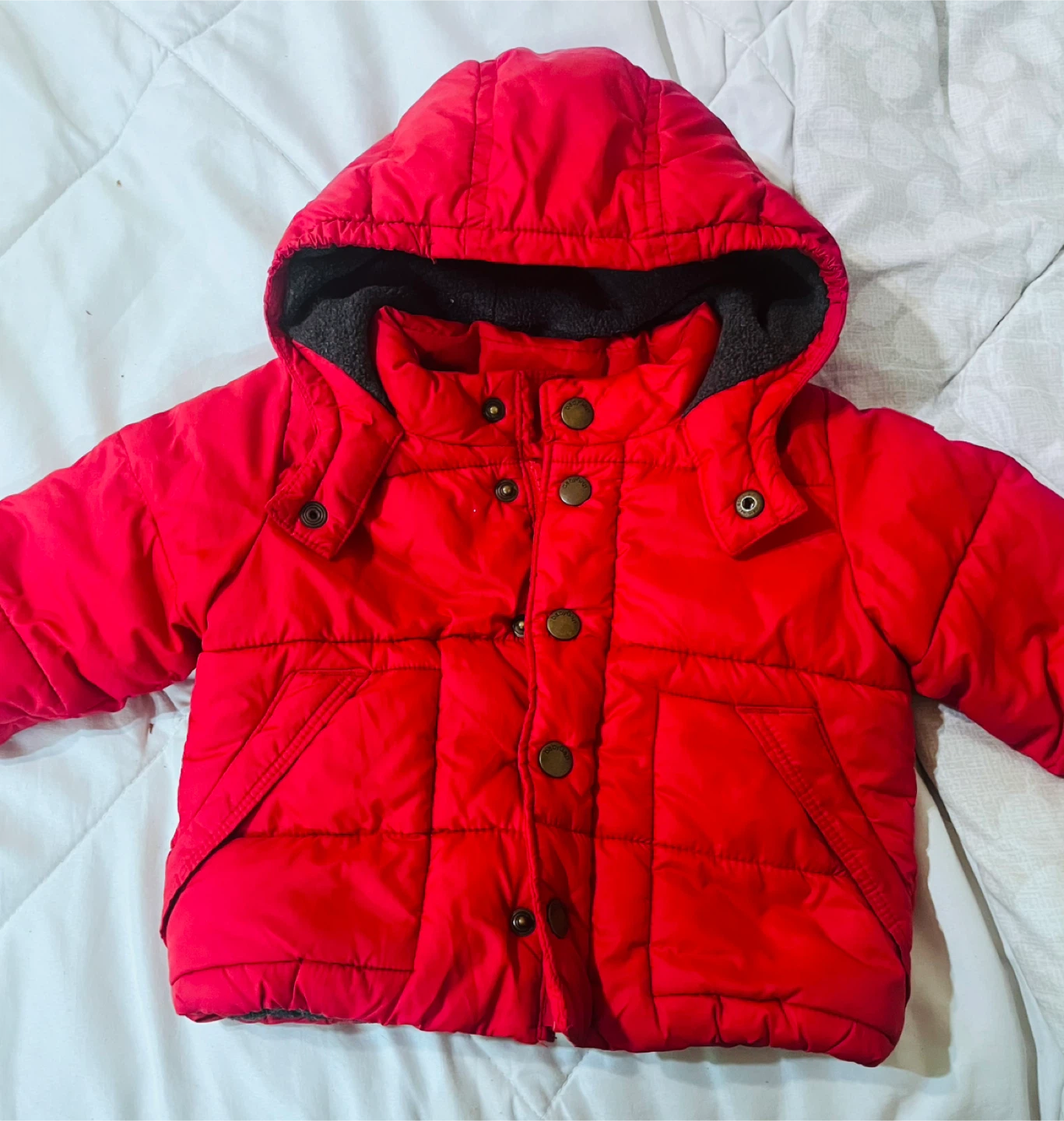 BabyGap Red Puffer Jacket 6-12 Months