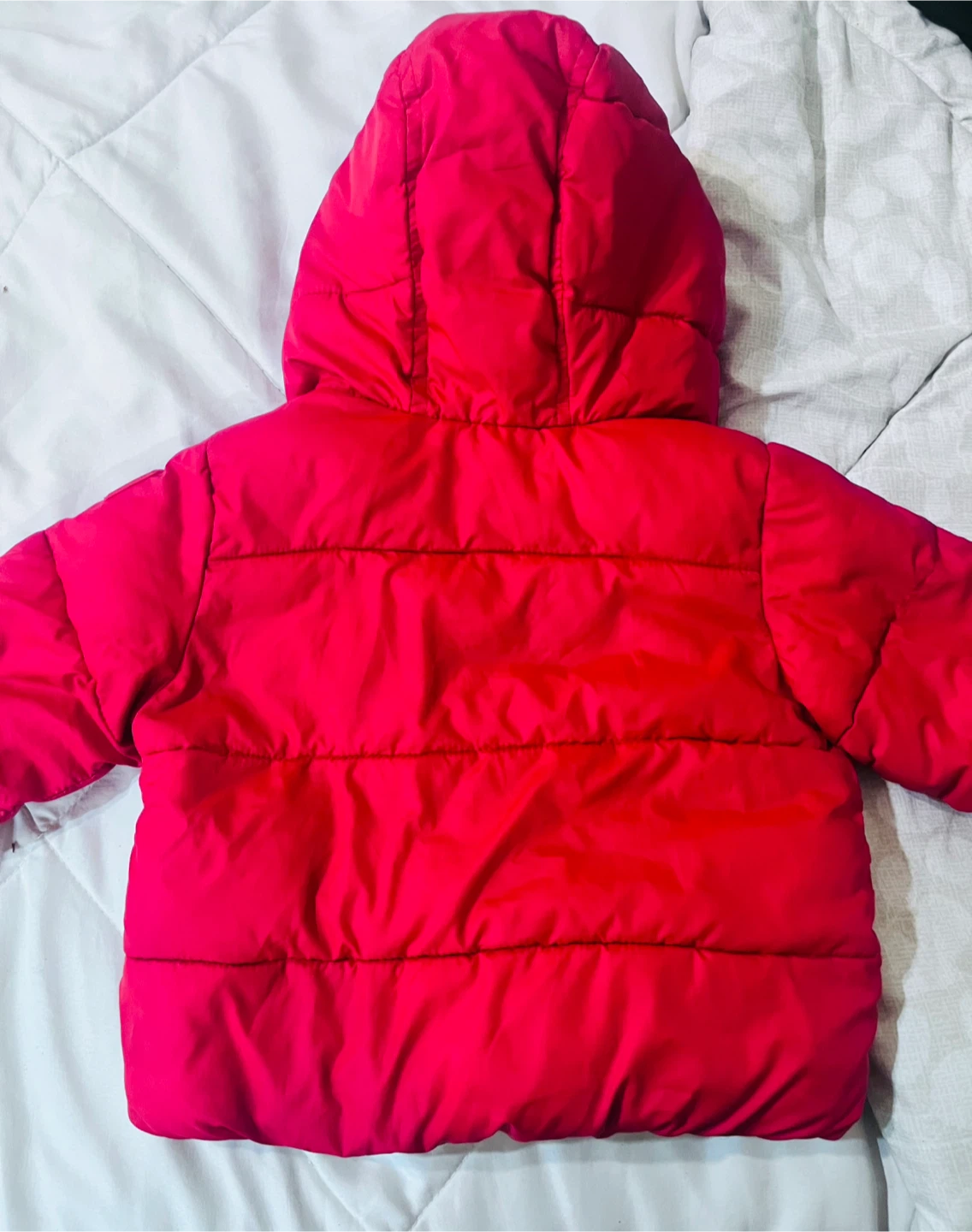 BabyGap Red Puffer Jacket 6-12 Months - photo 3