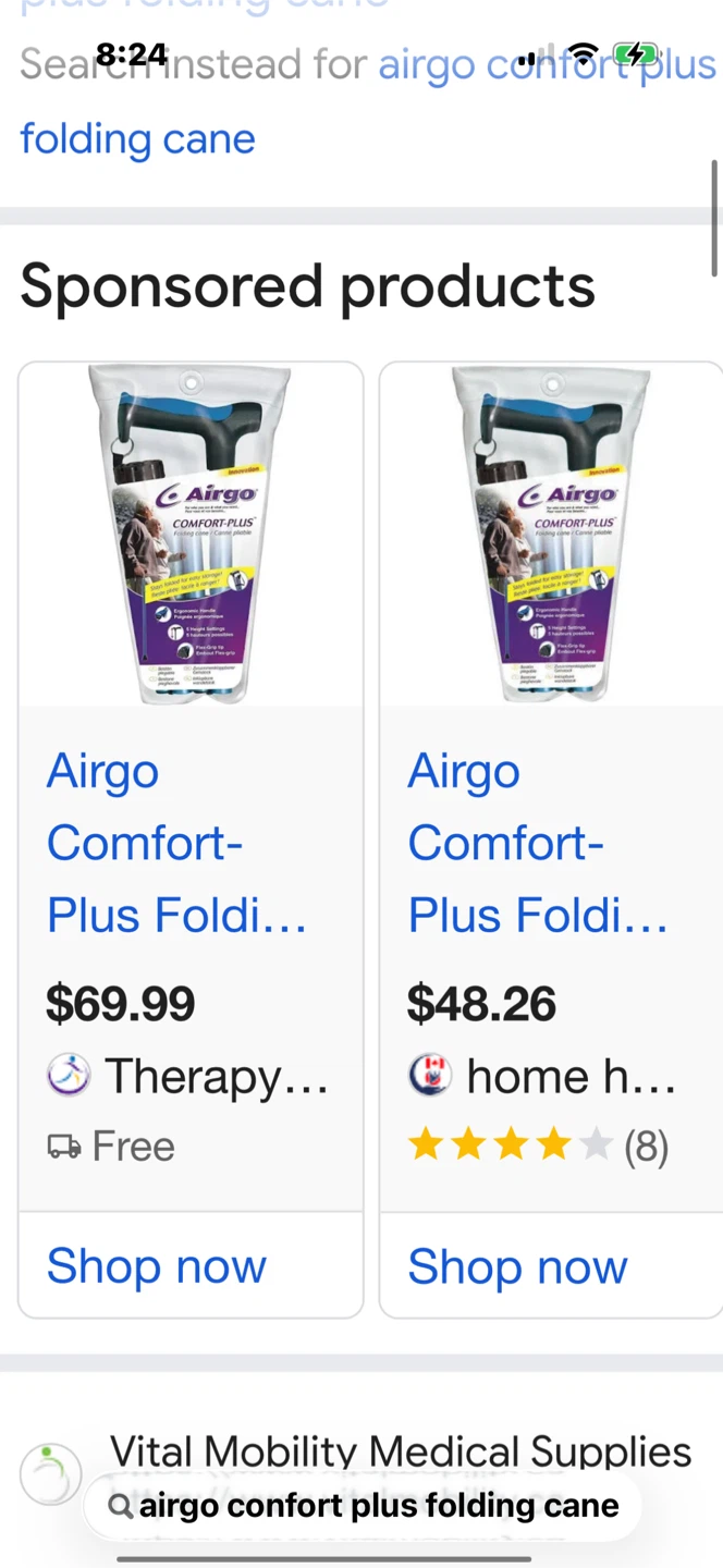 NEW Airgo Folding Cane - photo 4