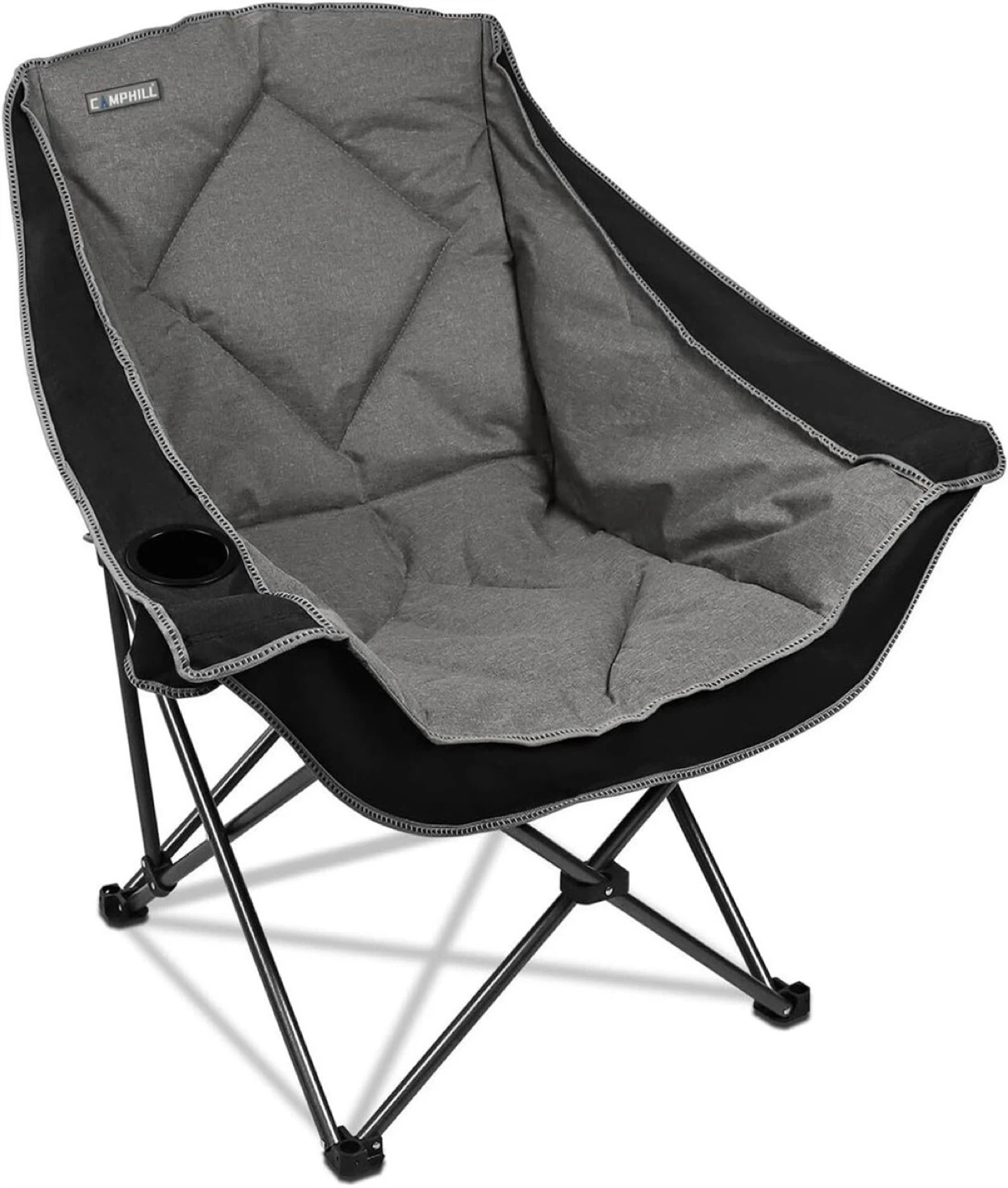 CAMPHILL Folding Camping Chair with Cup Holder
