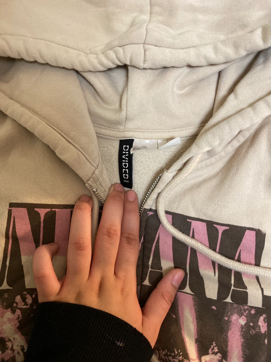 H&M Divided Nirvana Unplugged Zip-Up Hoodie - photo 2