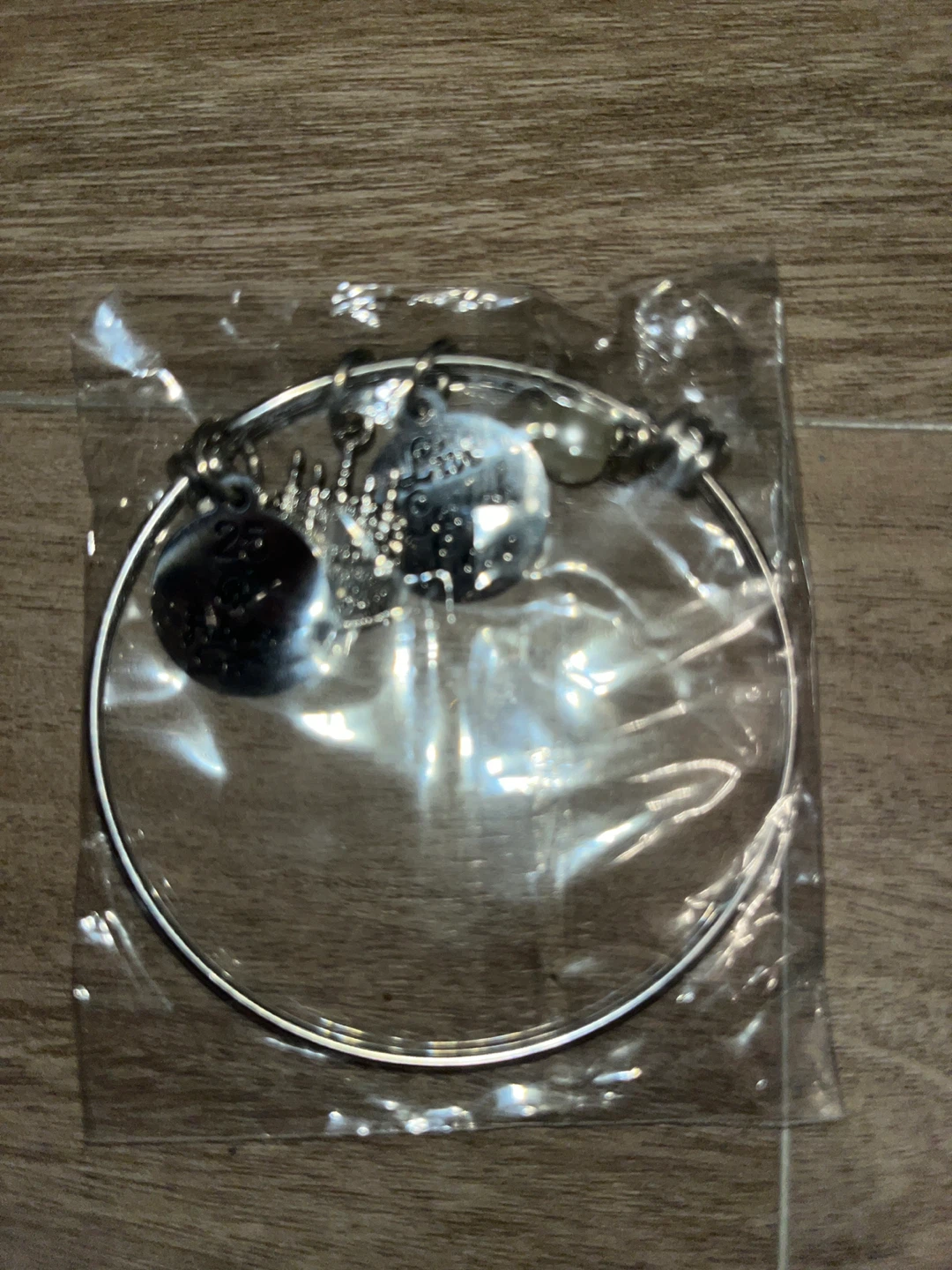 26th Birthday Charm Bangle Bracelet - Live Laugh Love - photo 2