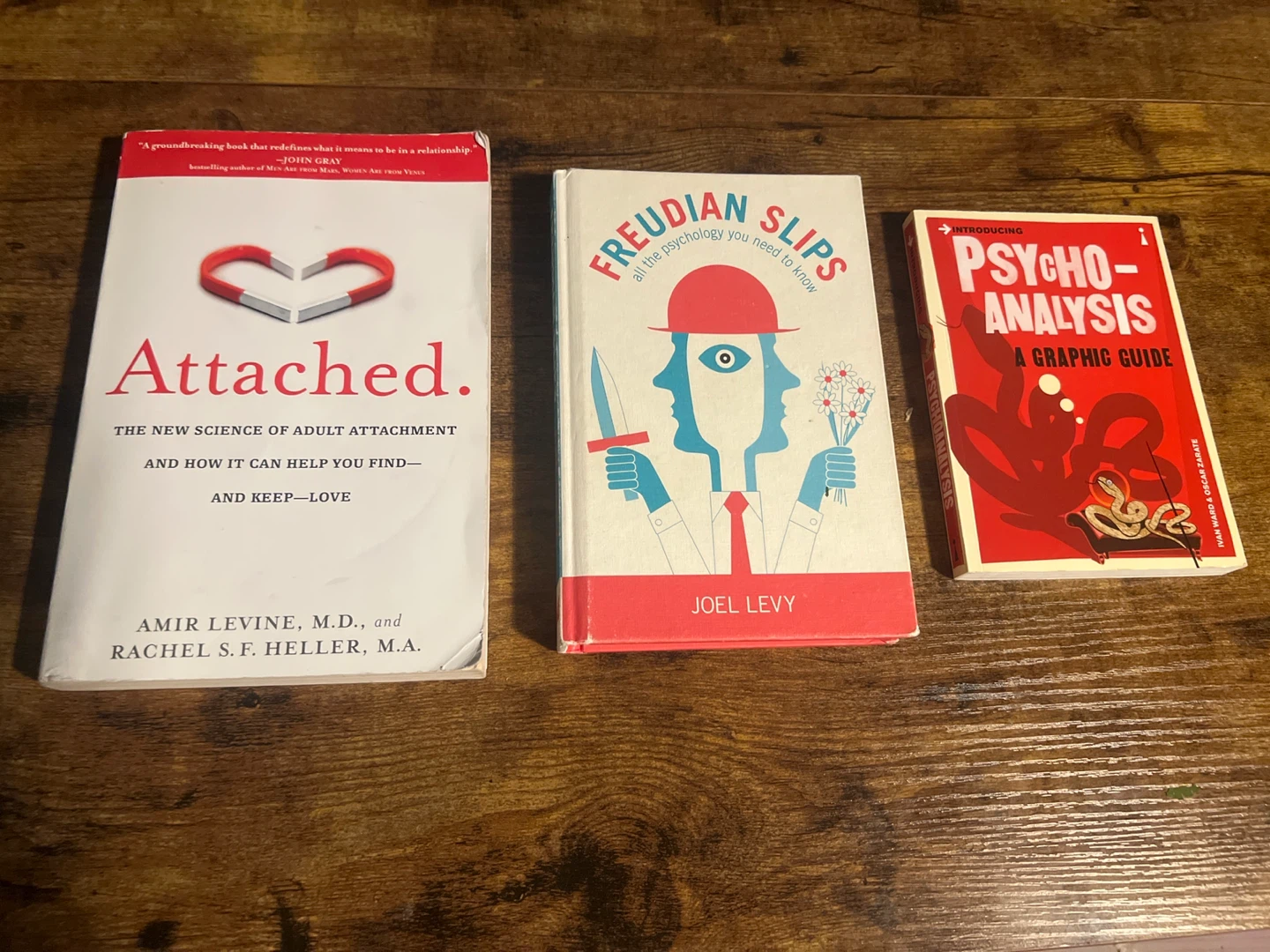 Attached, Freudian Slips & Psychoanalysis Books