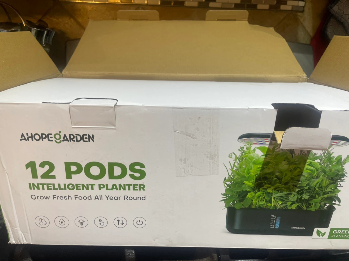 AHOPEGARDEN 12 Pods Intelligent Planter