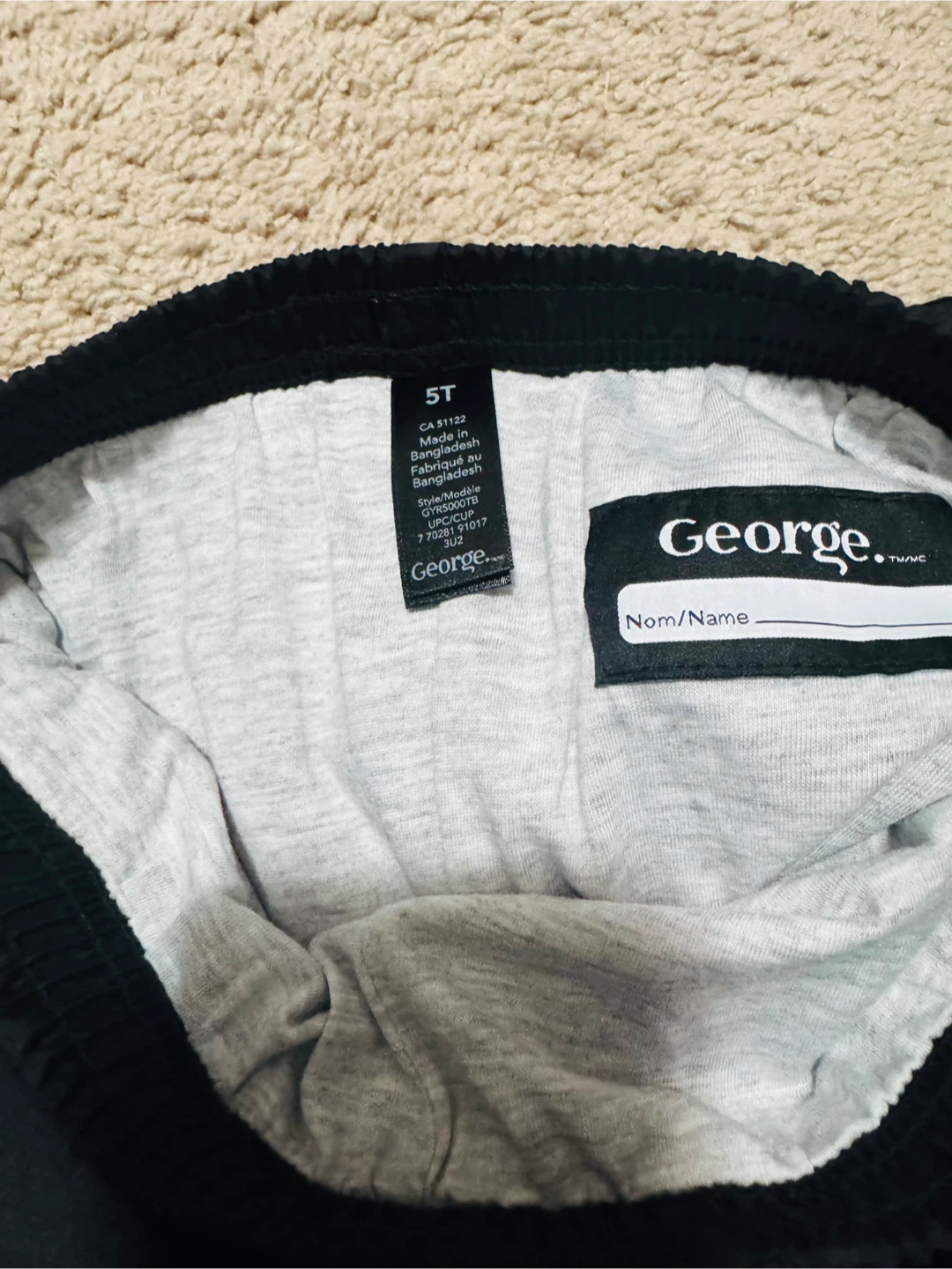 George Kids' Water Repellent Pants Size 5T - photo 3