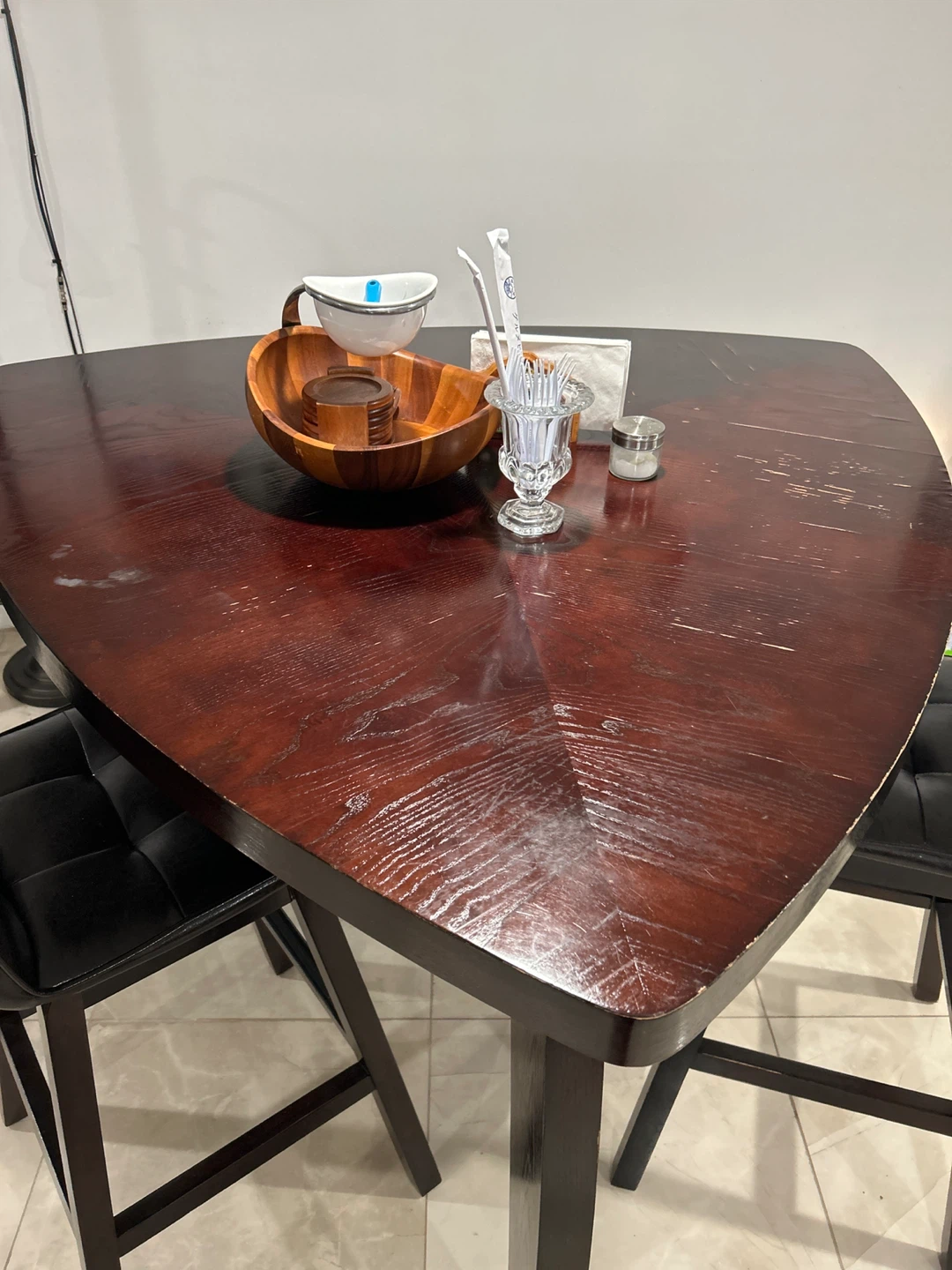 Dark Wood Dining Table - photo 4